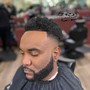 Head and beard line up w/taper/fade