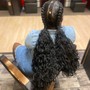 8 feed ins half/half SEW IN