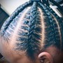 Kids Cornrows 5 or less