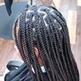 Medium Knotless Braids Length Extension Add-On