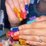 Gummy bears/crystals/large stones