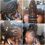 Box Braids/ natural hair