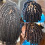 Box Braids/ natural hair