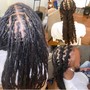 Box Braids/ natural hair