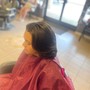 Silk Press, Hot Oil Treatment, Women's Cut