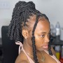 Stitched Braided ponytail