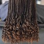 Crochet style with curly or straight hair, yanky twist. $50 non refundable Deposit required(this style is done with regular knot on the roots).   Hair is not provide.