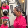 Virgin Relaxer, Women's Cut & Semi-Permanent Color