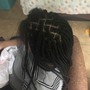 Loc Re-twist and Style (Mid-Back Length)