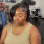 Frontal ponytail / relaxer