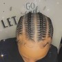 Men singles Braids/twist