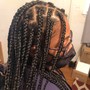 Reattach Locs and style pass shoulder