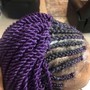 Reattach Locs and style pass shoulder