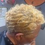 Tight curls Short hair