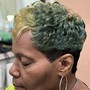 Color Touch-up on Natural Hair