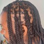 Loc Luxury Wash/Retwist (Short Locs)