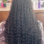 Medium Bohemian /Goddess knotless  Braids (price and time depend on if you are using synthetic or human hair)