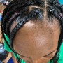 Kid's Braids/Natural Hair w beads or barrettes