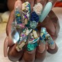 HAND PAINTED NAIL ART DESIGN (2)