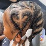 Adult Braids/Cornrows on Natural Hair