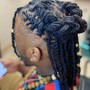 Cuban Twists: Two Strand Twists with Added Hair