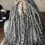 Distressed soft locs