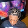 Kids Loc Retwist + Style (Above Ear)