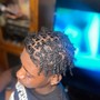 Kids Loc Retwist + Style (Above Ear)