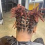 Kids Loc Retwist + Style (Above Ear)