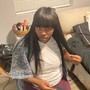 1 pack Quick Weave special (bob) hair and included