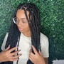 Shoulder length invisible locs