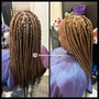 Waist length for feed in braids