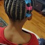 Braided ponytail-medium size