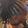 Braided ponytail-medium size