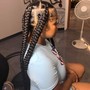 Jumbo Knotless Braids Butt Length