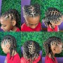 Toddlers natural hair cornrows AGES 2-3