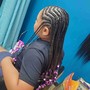 Kid's Natural hair Braided style (shoulder length or longer)