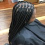 Medium Knotless Braids Length Extension Add-On