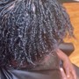 Shaved sides/ back starter Locs