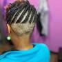 Flat-Twist Updo