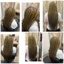 Knotless braids butt length