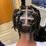 Two Strand On Natural Hair