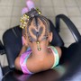 Kids’ Scalp braids no weave