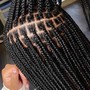 Small Knotless Box Braids