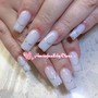 Acrylic Full set for toe nails