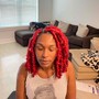 Distressed Locs-Medium(If your real hair is short to shoulder length)