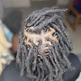 Loc retwist /style (half head)