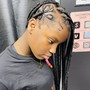 Micro locs w/natural hair