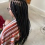 Straight Back (9-14 braids)