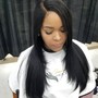 Flip over sew in